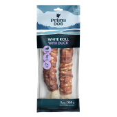 Prima Dog White roll with duck 25 cm, 2 .. title=