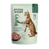 Prima Cat Lamb in sauce - пауч за котки с агнешко 85 гр. title=