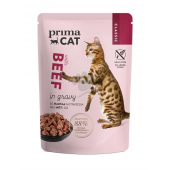Prima Cat Beef in sauce - пауч за котки .. title=