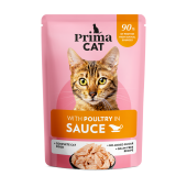 Prima Cat Poultry in sauce - пауч за кот.. title=