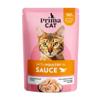 Prima Cat Poultry in sauce - пауч за котки с пиле 85 гр. title=